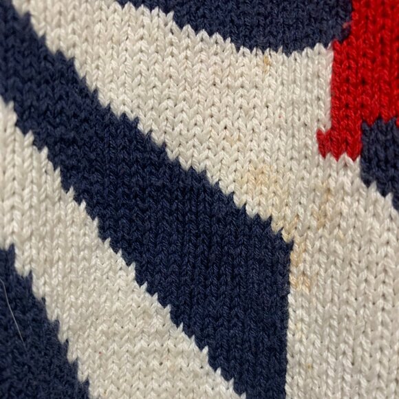 VINTAGE J.G. HOOK KNIT COTTON GRAPHIC TURTLENECK SWEATERS SIZE M - Picture 8 of 12